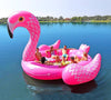 Image of Bouée Gonflable<br> Flamant Rose (6 Personnes)