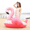 Image of Bouée Gonflable <br> Flamant Rose Fleuri