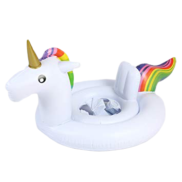 Bouée Bébé<br> Licorne Arc En Ciel