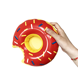 Porte Gobelet<br> Donut Rouge