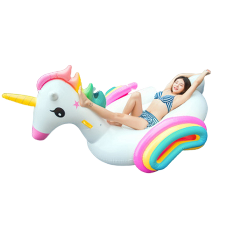 Bouée Géante <br> Licorne Multi-Couleur