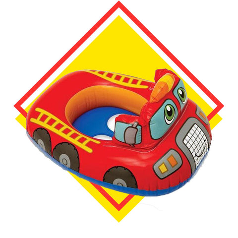 Bouée Gonflable Enfant<br> Camion de Pompier