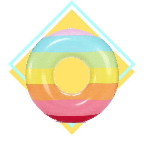 Bouée Gonflable<br> Rond Arc-en-Ciel