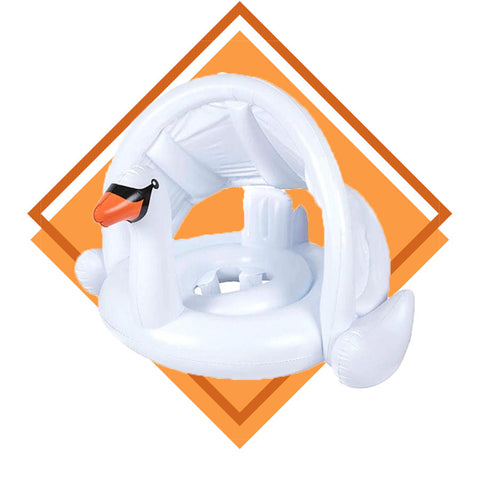Bouée Gonflable Bébé<br> Cygne