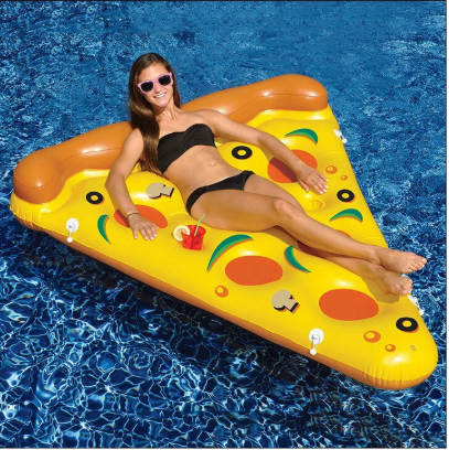 Matelas Gonflable Part de Pizza