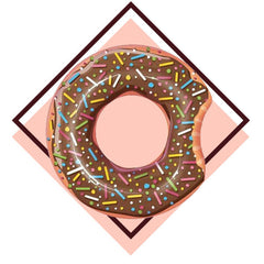 Bouée Gonflable <br> Donut Chocolat