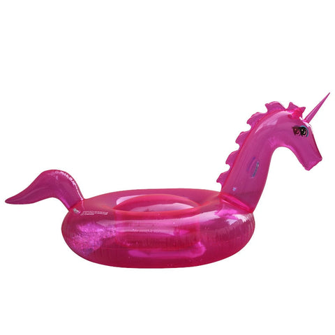 Bouée Gonflable <br> Licorne Rose