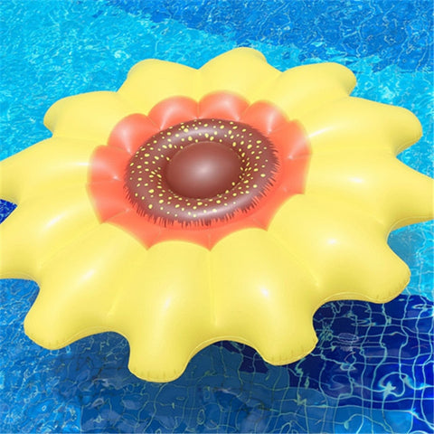 Matelas Gonflable <br> Fleur de tournesol